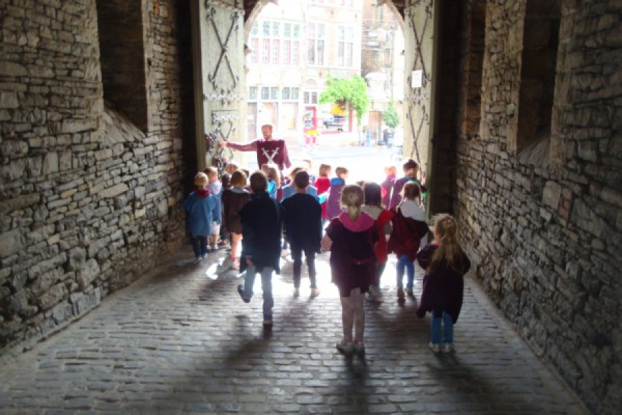 Bezoek aan het Gravensteen te Gent