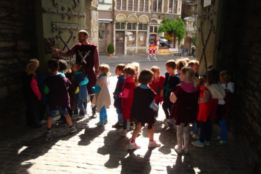 Bezoek aan het Gravensteen te Gent