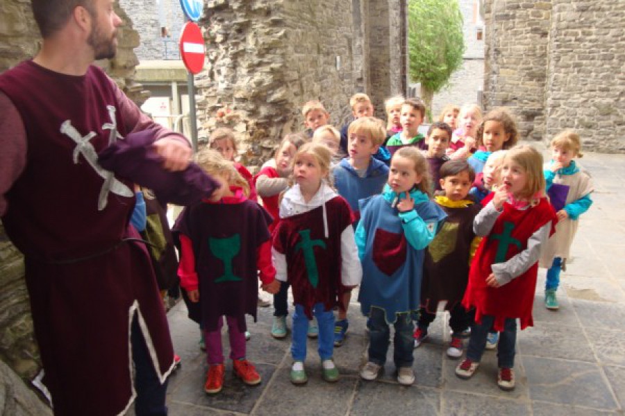 Bezoek aan het Gravensteen te Gent