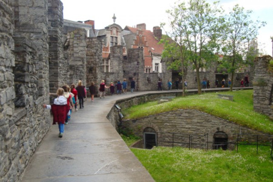 Bezoek aan het Gravensteen te Gent