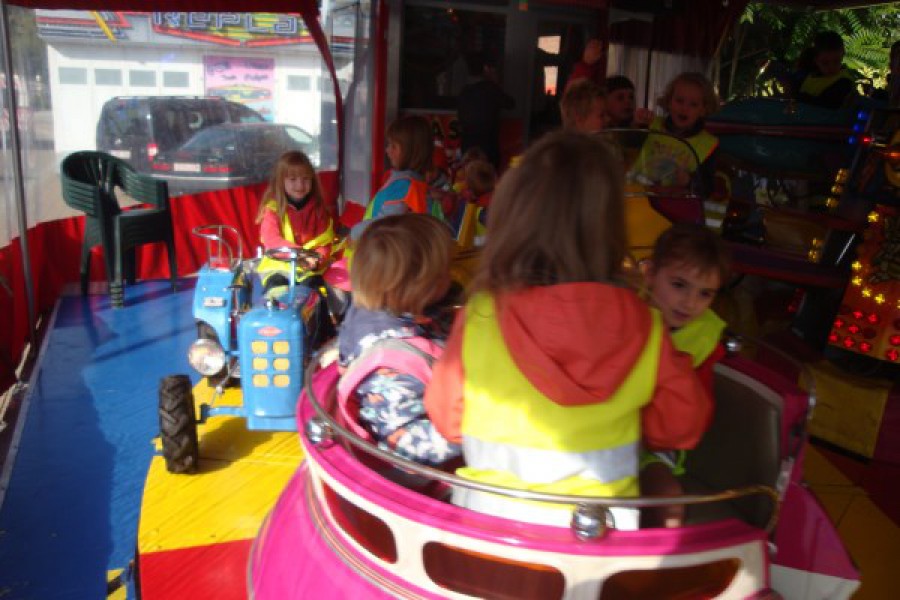 Naar de kermis met het eerste leerjaar