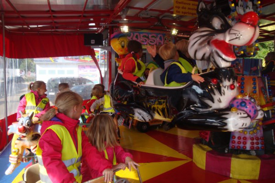 Naar de kermis met het eerste leerjaar