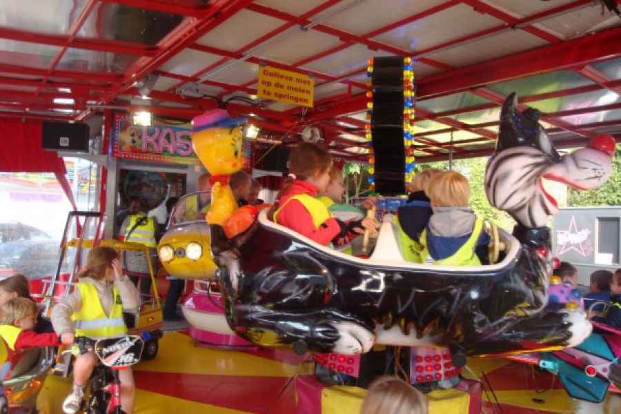 Naar de kermis met het eerste leerjaar