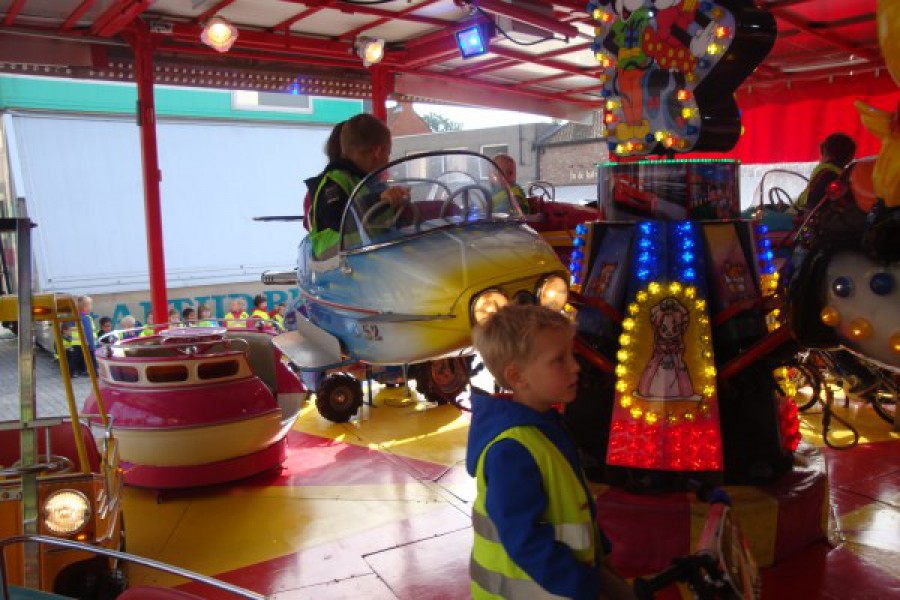 Naar de kermis met het eerste leerjaar