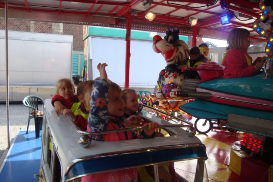 Naar de kermis met het eerste leerjaar