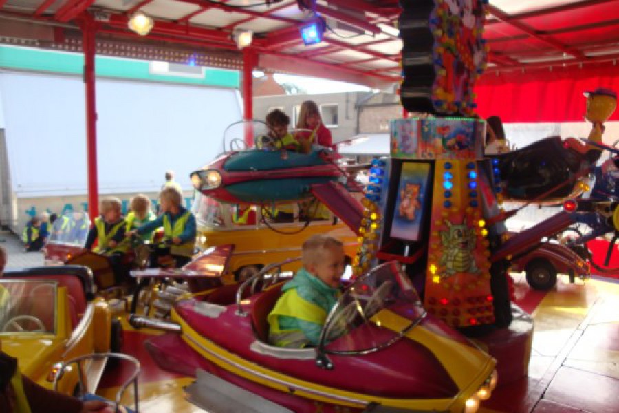 Naar de kermis met het eerste leerjaar