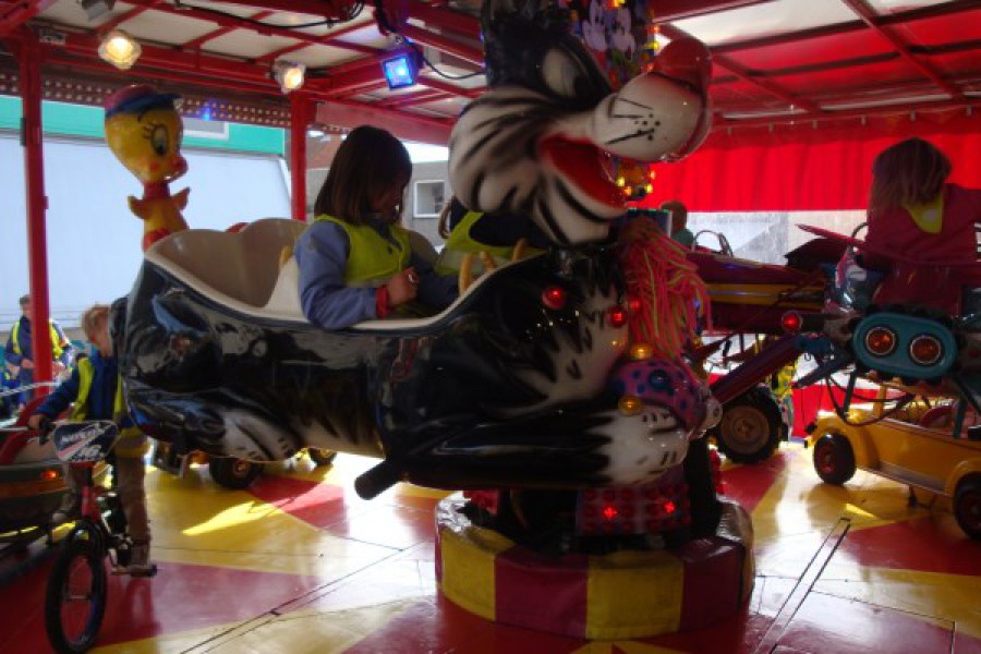 Naar de kermis met het eerste leerjaar