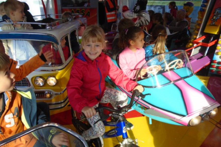 Naar de kermis met het eerste leerjaar