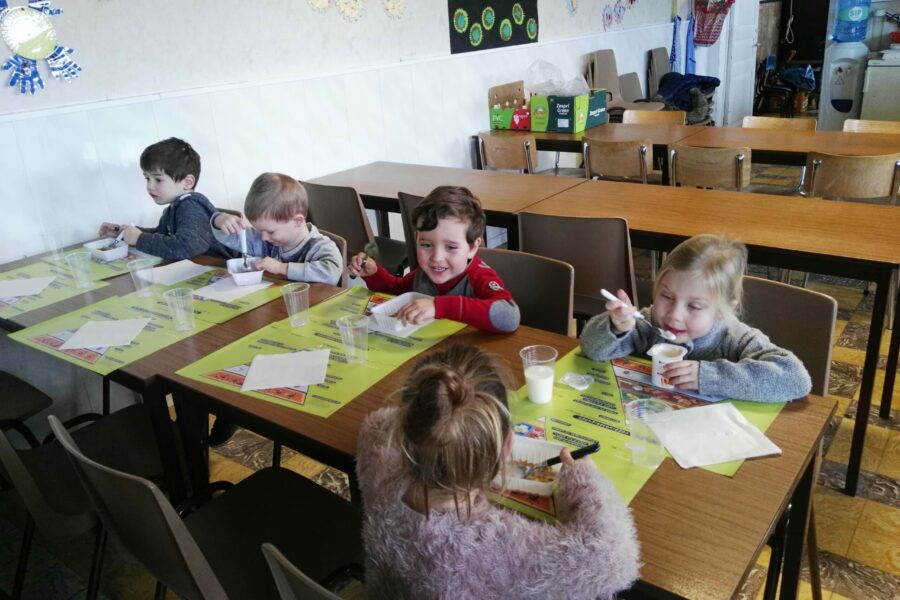 Gezond ontbijt op de kleuterschool!