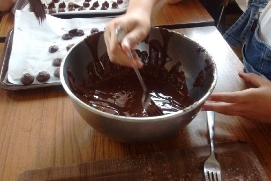 Chocoladetruffels voor papa