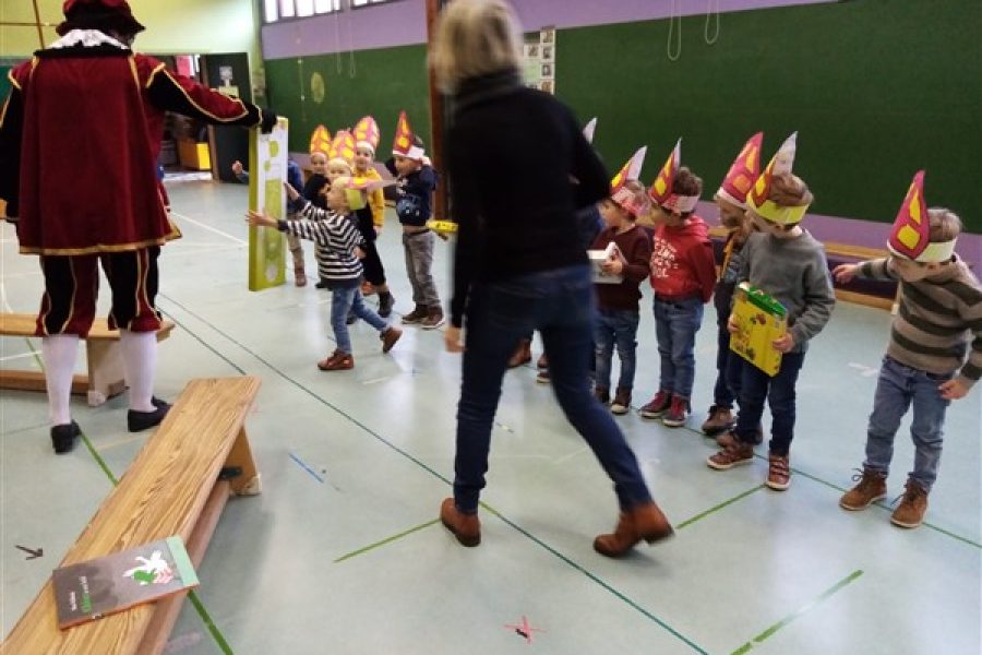 Sint en Piet op bezoek