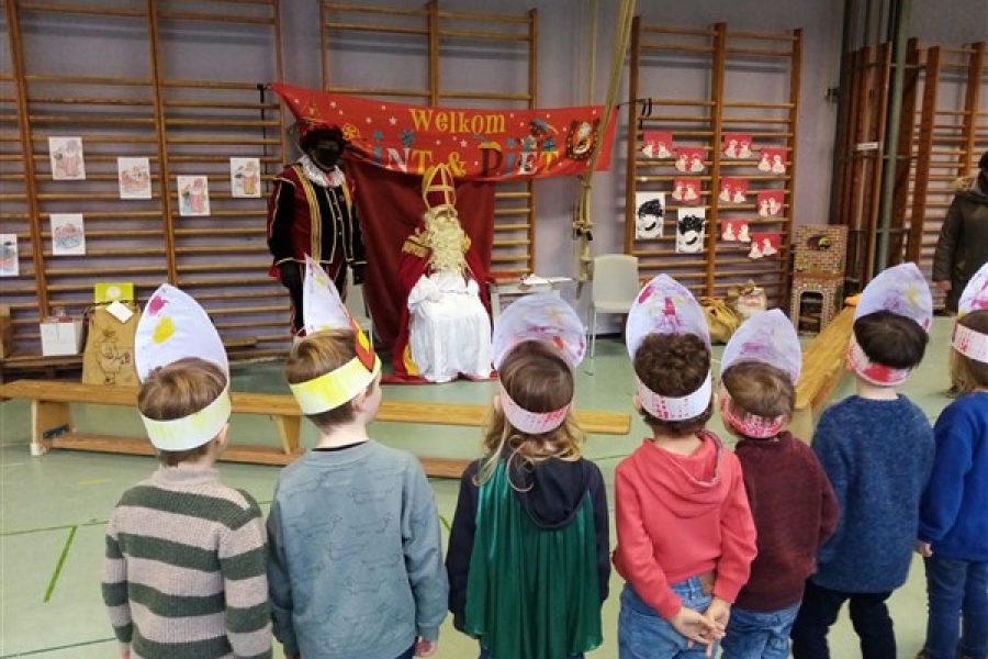 Sint en Piet op bezoek