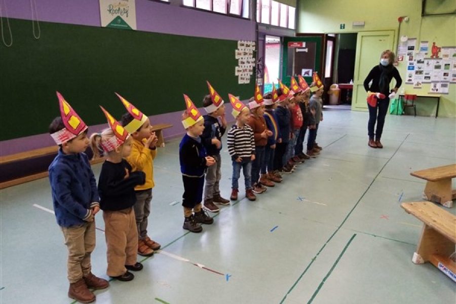 Sint en Piet op bezoek