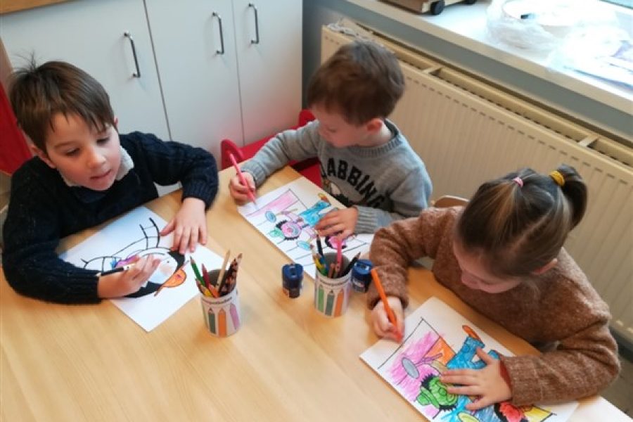 Carnaval in de dolfijnenklas